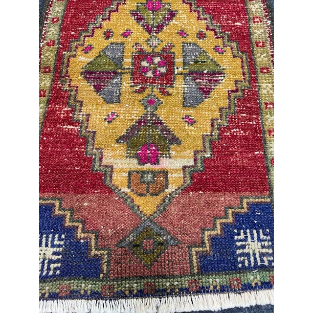 Contemporary Turkish Yastik Rug 1'9" x 3'1" For Sale - Image 3 of 5