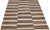 Contemporary 2020s Room Size Striped Flatweave Kilim Wool Rug in Beige For Sale - Image 3 of 7