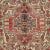 Ruby Red 1940s Semi Vintage Lilihan Rug - 4′4″ × 6′6″ For Sale - Image 8 of 12