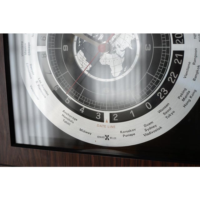 Mid Century Modern Howard Miller World Time Clock Chairish