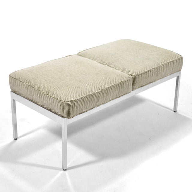 Steelcase Bench in the manner of Florence Knoll For Sale In Chicago - Image 6 of 8