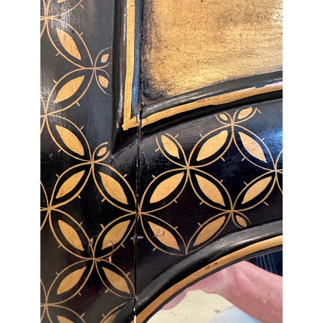 Late 19th Century Large Hand Painted Figural Chinese Mirror For Sale - Image 5 of 12