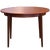 Round Danish Dining Table in Veneered Teak with Extension Leaves, 1960s For Sale