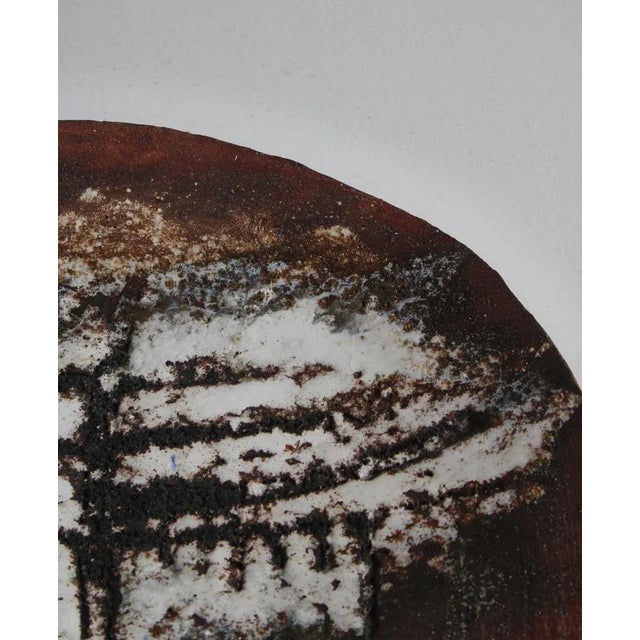 Black Scandinavian Modern Large Bowl by Ole Bjørn Krüger, Denmark, 1960s For Sale - Image 8 of 13