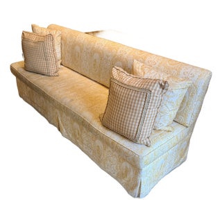 Custom Made Titley & Marr Toile Settee For Sale