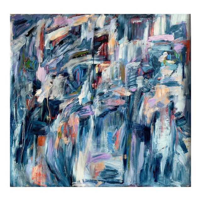 "The Storm We Weathered" by Monica Shulman Contemporary Abstract Oil Painting For Sale