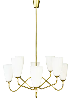 Chandelier by Rupert Nikoll Vienna, 1960s