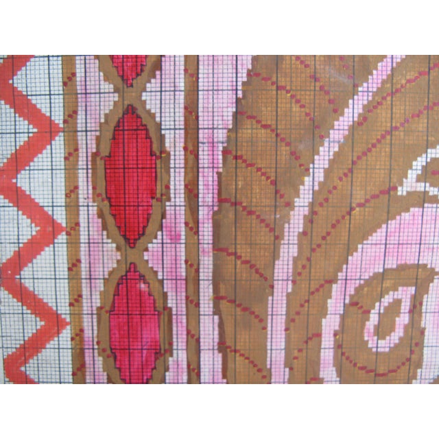 1900 - 1909 1900 - 1909 Antique Textile Design For Sale - Image 5 of 6