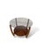 Mid-Century Round Smoked Glass and Teak Coffee Table, 1960s For Sale - Image 4 of 8
