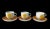 1960s Vintage MCM Rosenthal Studio Line Wolf Karnagel Punktal Gelber Design 6 Cups and Saucers For Sale - Image 5 of 11