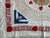 Mid-Century Modern Asian Suzani Embroidered Wall Hanging 3'10'' X 4' For Sale - Image 3 of 6