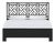 Chippendale Standard Bed California King - Black For Sale