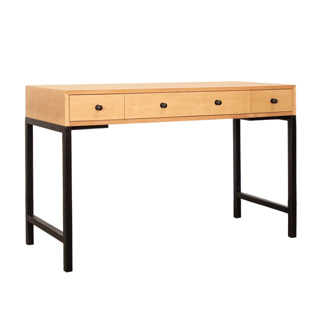 Tan Maple Writing Desk - Natural For Sale - Image 8 of 8