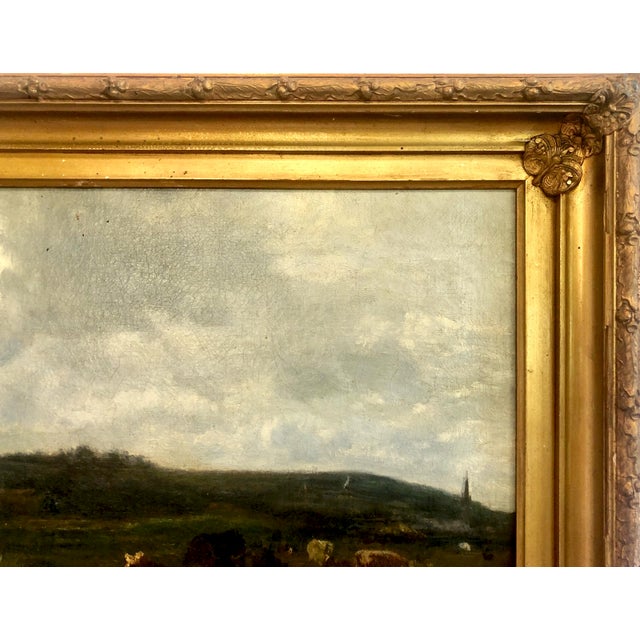 1872 French Pastoral Scene, by Émile Van Marcke De Lummen (1827-1890) For Sale - Image 4 of 11