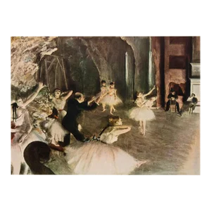 1952 After Edgar Degas "Rehearsal on the Stage", First Edition Vintage Print