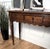 1960s Rustic Country Italian Carved Wood Wall Console Side Table, 1960s For Sale - Image 5 of 10