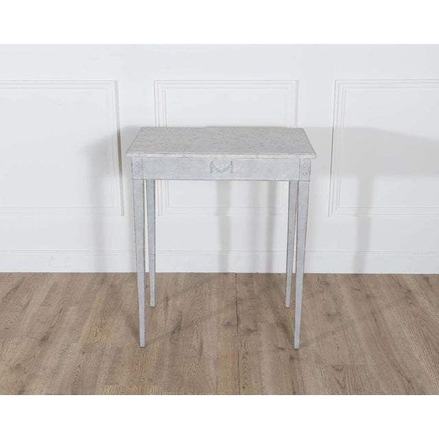 Wood Swedish Gustavian Style Painted Console Table, Circa 1880 For Sale - Image 7 of 10