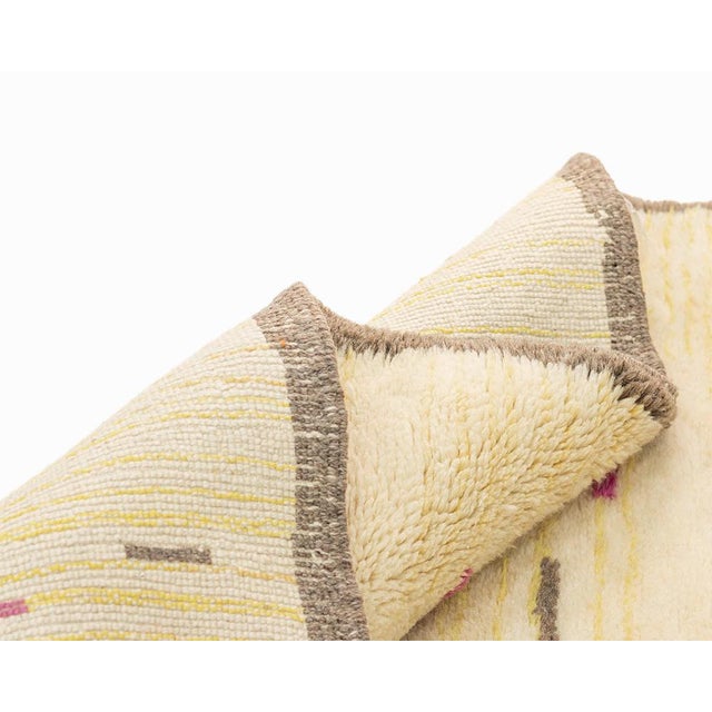 Hand-Knotted Wool Rug by Azele Studio For Sale - Image 6 of 9