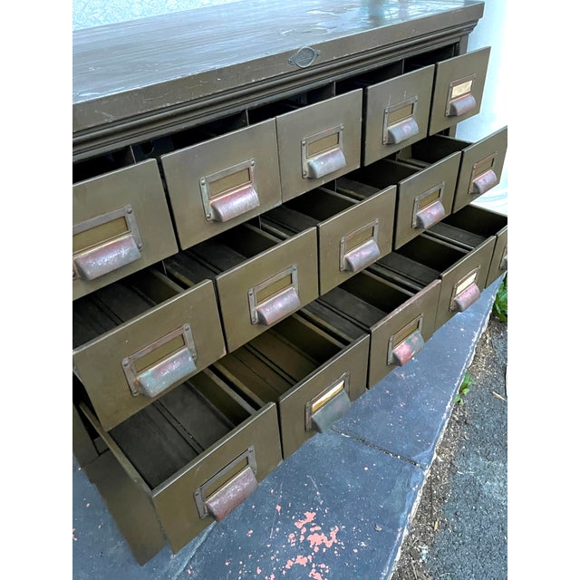 Early 20th Century Art Metal Company File and Card Metal Chairish