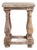 20th Century French Pedestal Side Table With Turned Legs France Mid 20th Century For Sale