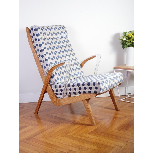 Wood Mid-Century Lounge Chair from Uluv, 1960s For Sale - Image 7 of 18