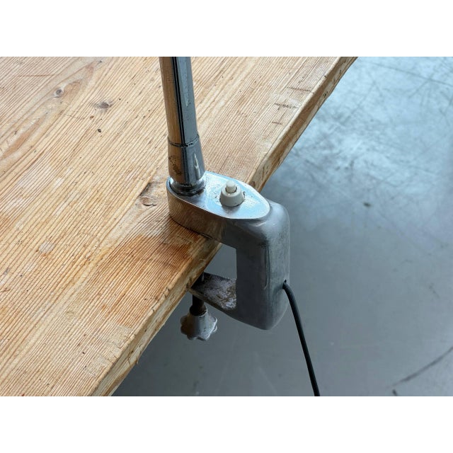 Space Age Chrome Clamp Lamp with Gooseneck, 1970s For Sale - Image 15 of 16