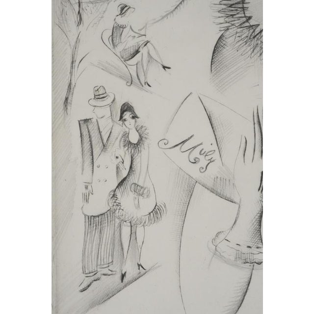 Mily Possoz, The Parisian Woman, Original Signed Engraving For Sale - Image 6 of 10