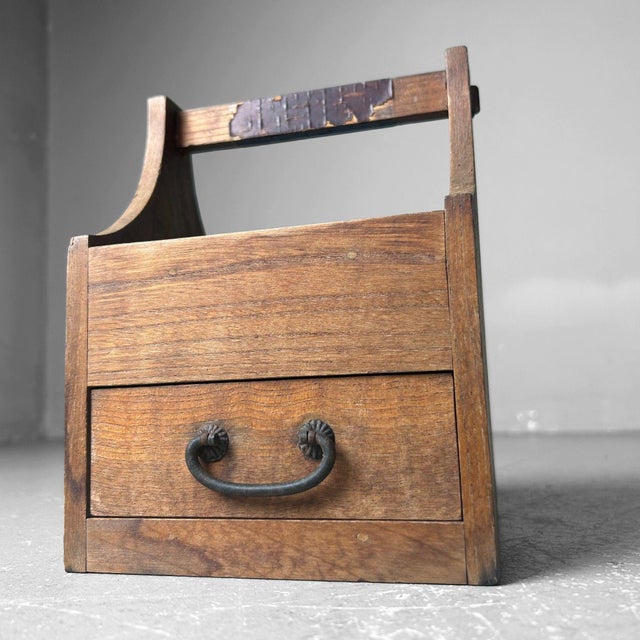 Mid-Century Modern Early Shōwa Era Tabako-Bon, Japan, 1930s For Sale - Image 3 of 9