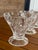 Late 20th Century Late 20th Century Godinger Crystal Palm Tree Ice Cream Dessert Bowls - Set of Four For Sale - Image 5 of 12