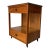 1960’s Mid-Century Modern Nightstand With Two Dovetailed Drawers and Glass Top For Sale