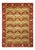 Arts & Crafts Collection Hand-Knotted Area Rug - Red 5' 10" x 8' 8" For Sale