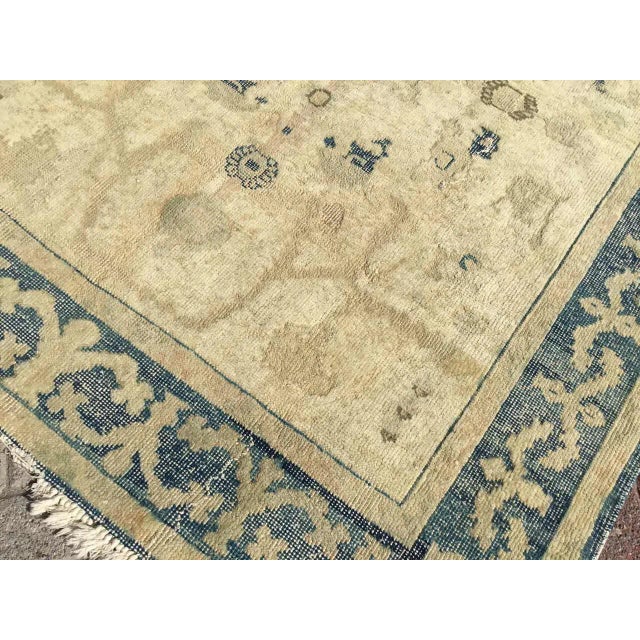1960's Oushak Rug, 60.5" X 77.5" For Sale - Image 4 of 11