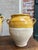 Pair Antique Provincial French Yellow Glazed Pottery Confit Pot Urn Vase Vessel For Sale In Dallas - Image 6 of 13