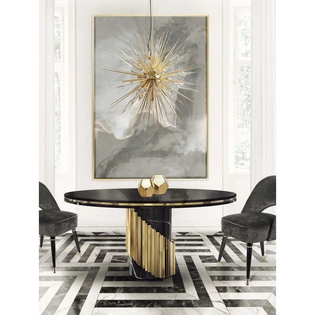 Modern Art Ceiling Chandelier For Sale - Image 5 of 7