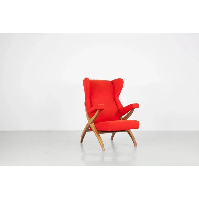 Mid-Century Modern Vintage Fiorenza Chair by Franco Albini for Arflex, 1950s For Sale - Image 3 of 18
