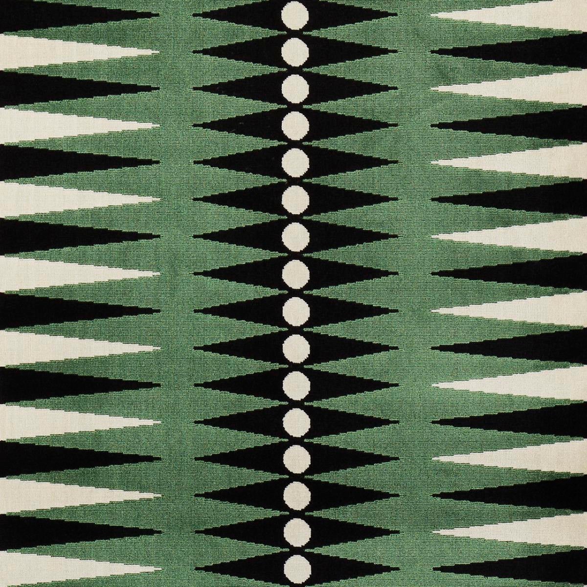 SAMPLE - Schumacher x Mary Mcdonald Backgammon Cut Velvet Fabric