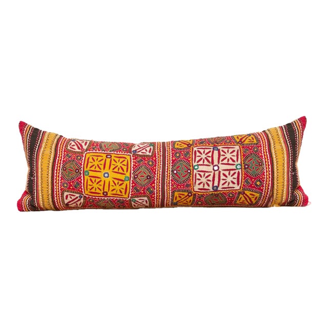 Lambani Jaisalmer Patchwork Throw Pillow For Sale