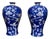 Pair Early 20th Century Chinese Cobalt Meiping Vases With Prunus Decoration For Sale