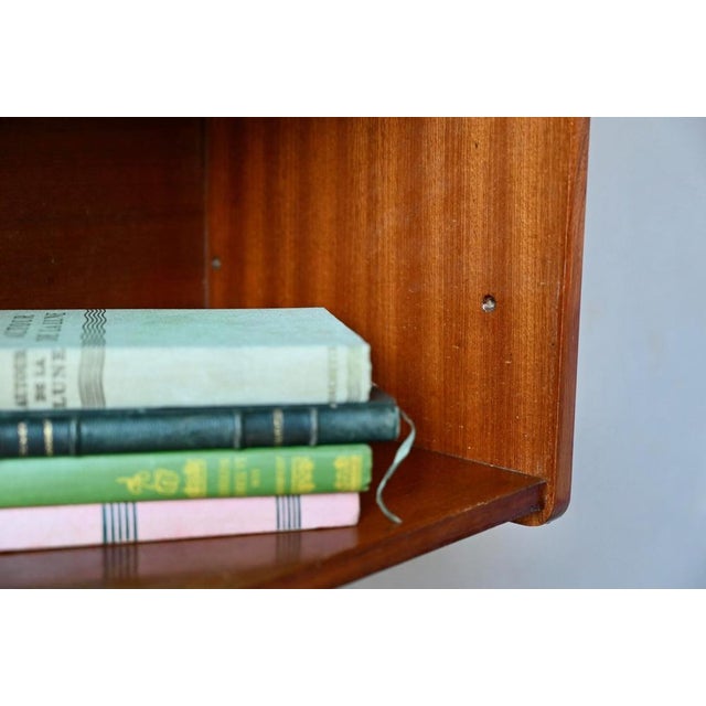 Scandinavian Wall-Mounted Secretary Desk, 1960s For Sale - Image 10 of 18