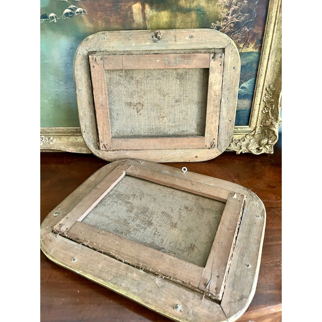 Pair of 19th-Century French Landscape Oil Paintings For Sale - Image 9 of 14