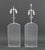 Modern Modern Clear Acrylic and Chrome Table Lamps, Pair For Sale - Image 3 of 8