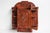 Wood Antique Folk Art Arts and Crafts Dutch Chip Carved Wall Cabinet, 1910 For Sale - Image 7 of 7