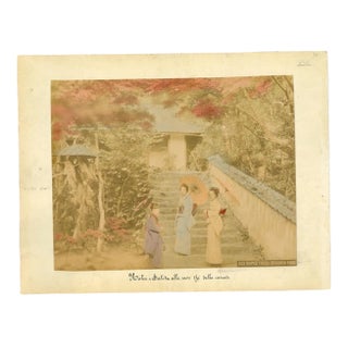 Unknown, Ancient View of Kobe, Vintage Album Print, 1890s For Sale