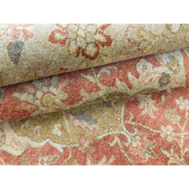 Vintage Hand Knotted Super Fine Indian Rug. 8'x 10' For Sale - Image 14 of 18