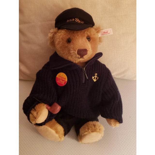 Late 20th Century Steiff Collectible Teddy Bear-Fischer For Sale - Image 10 of 10