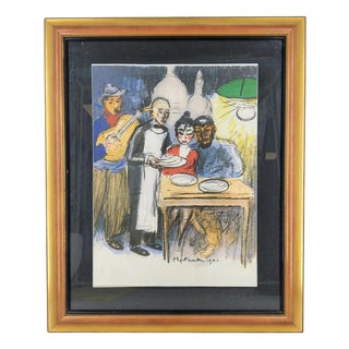 Kees Van Dongen, Montmartre, Color Lithograph For Sale