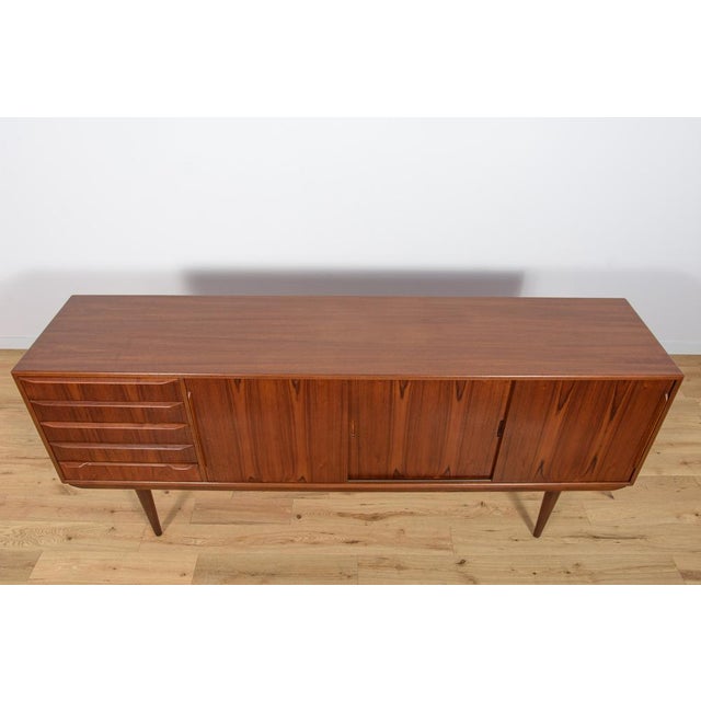 Wood Mid-Century Danish Teak Sideboard, 1960s For Sale - Image 7 of 18