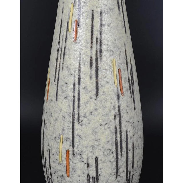 Ceramic Mid-Century West German Pottery Model 529-50 Atomic Vase by Heinz Siery for Scheurich Keramik, 1950s For Sale - Image 7 of 11