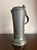 Antique 18th Century German Pewter Hand Etched Lidded Beer Stein for a Tradesman Stamped 1799 For Sale - Image 9 of 12