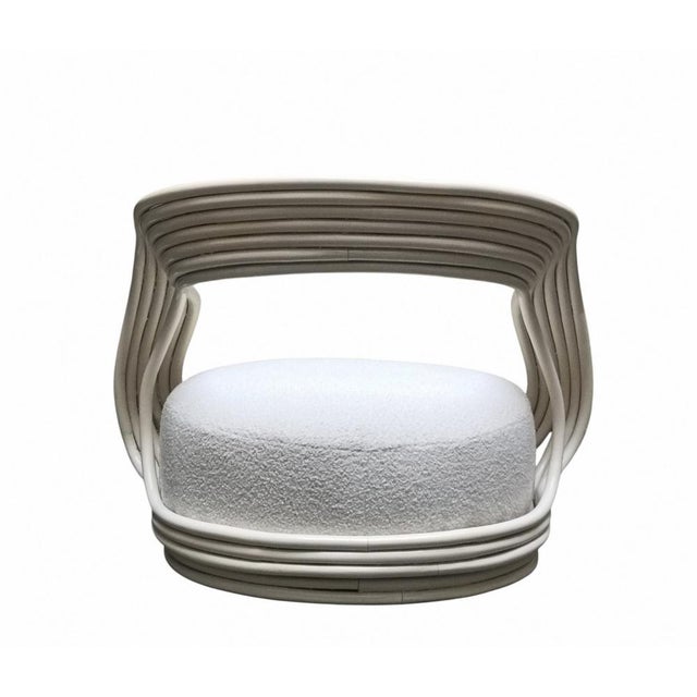 Wood Eva Armchair by Giovanni Travasa, Italy, 1960s For Sale - Image 7 of 14